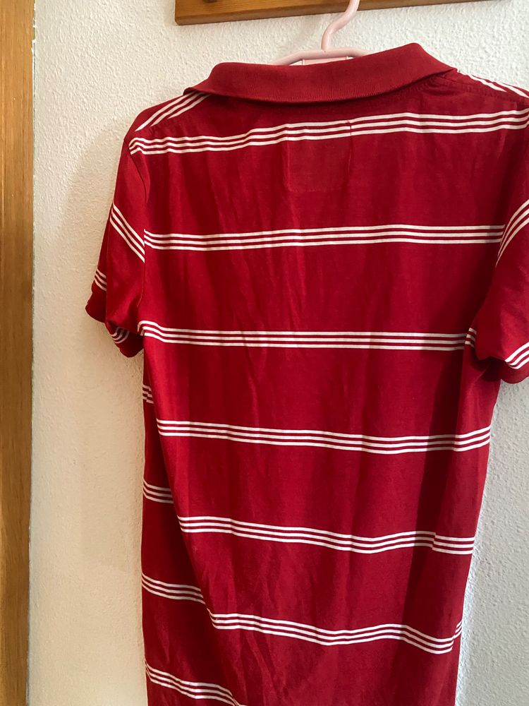 Other D-Squared Red Striped Polo Shirt product image