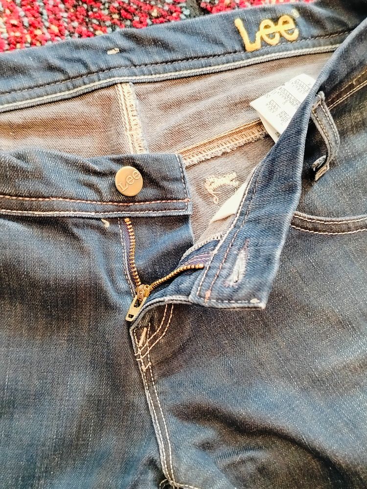 Lee Blue Denim Jeans image 4