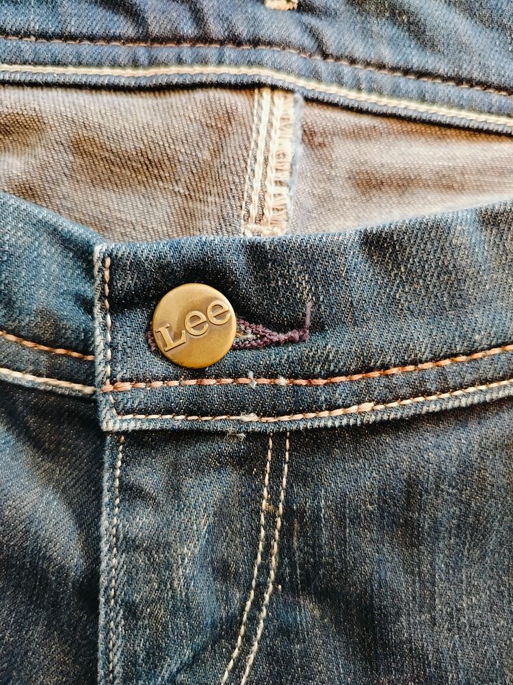 Lee Blue Denim Jeans image 7