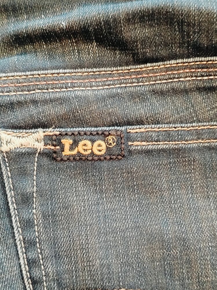 Lee Blue Denim Jeans image 9