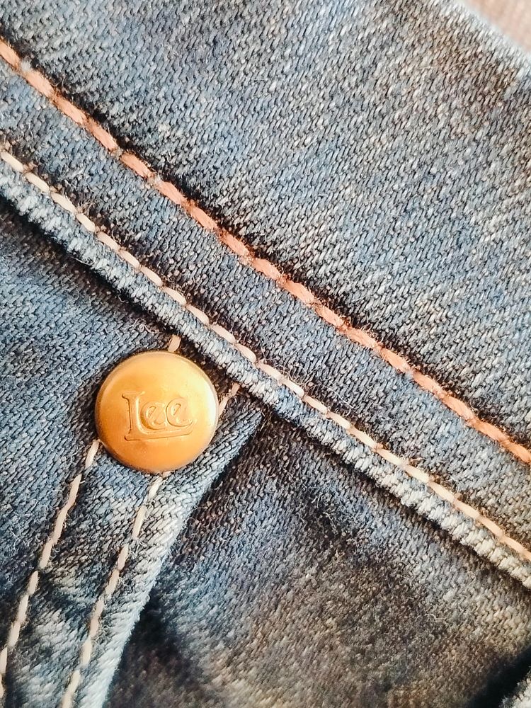 Lee Blue Denim Jeans image 5