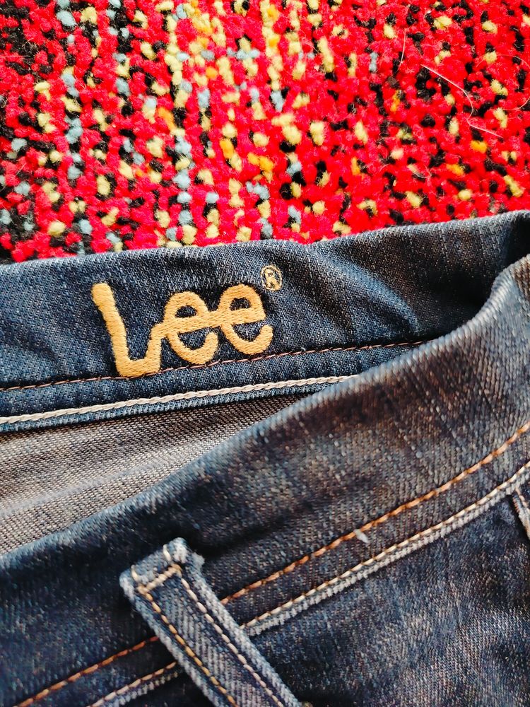 Lee Blue Denim Jeans image 8
