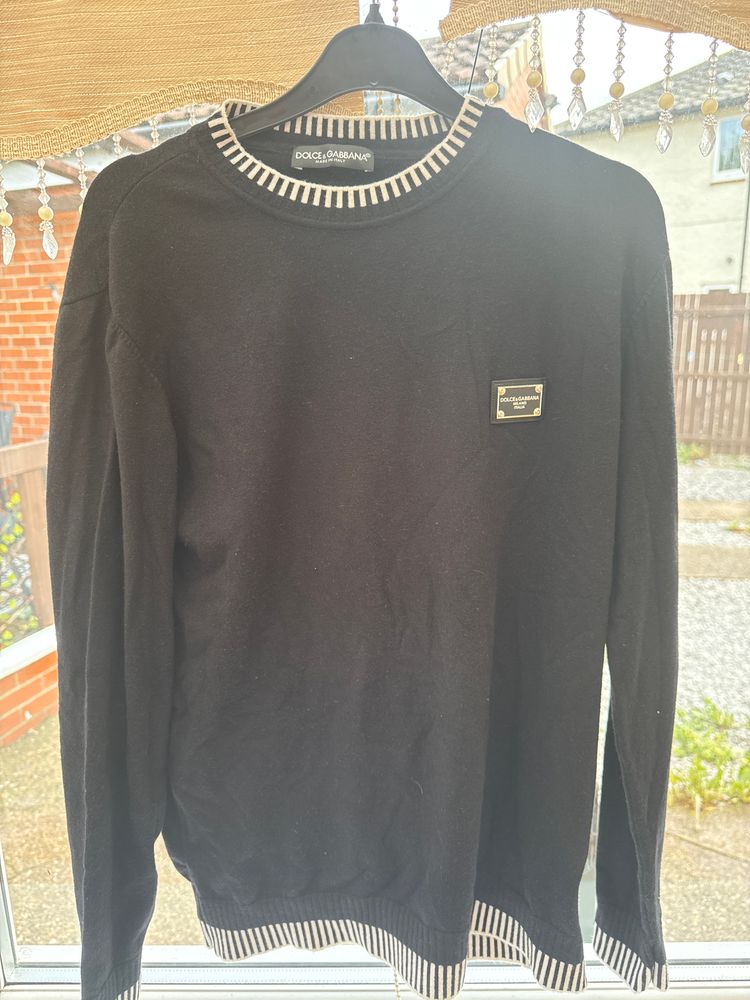 Dolce & Gabbana Black Sweaterce image 1