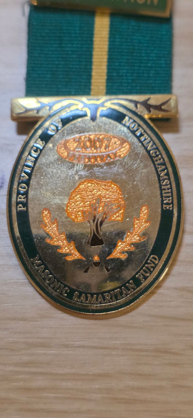 Masonic Samaritan Fund Medal With Steward And Vice Patron Bars imagen 5