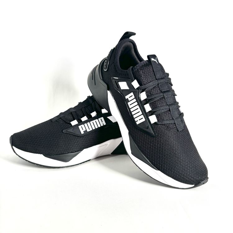 Puma Retaliate 3 Black Trainers UK 5 Running Shoes Excellent Condition 2