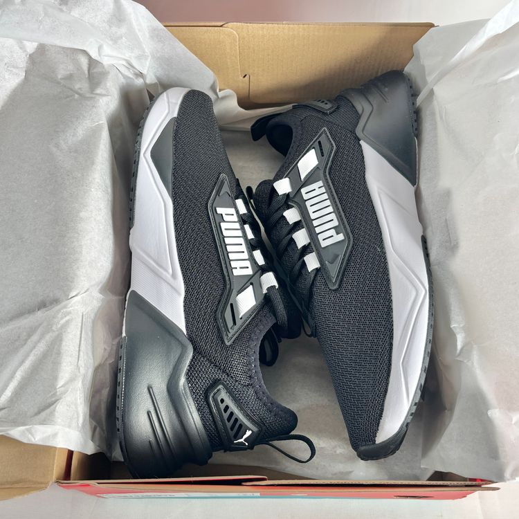 Puma Retaliate 3 Black Trainers UK 5 Running Shoes Excellent Condition 7