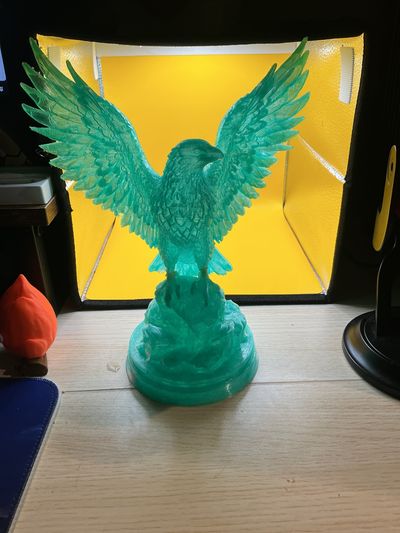 Turquoise Eagle Figurine