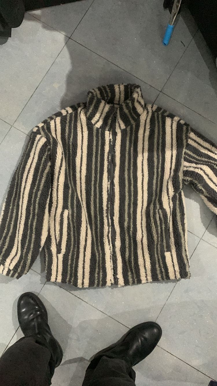 Striped Fleece Jacket