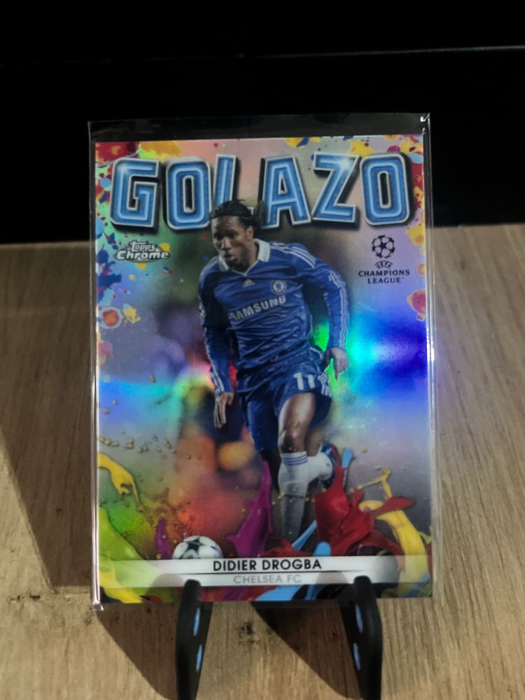Golazo Didier Drogba Chelsea Fc Trading Card