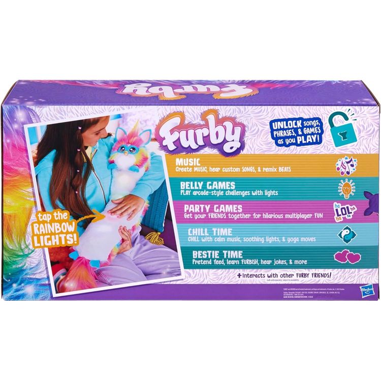 Immagine di DJ Furby Rainbow Interactive Plush 9