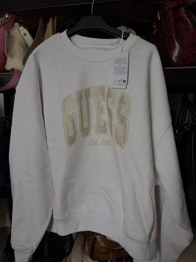 Guess White Sweatshirt