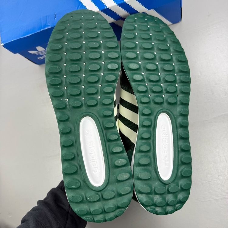 Adidas Los Angeles Size UK 10 LA Tech Forest Green White Men's Trainers S75996 imagen 3