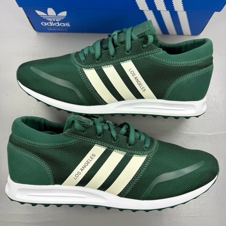 Adidas Los Angeles Size UK 10 LA Tech Forest Green White Men's Trainers S75996 imagen 7