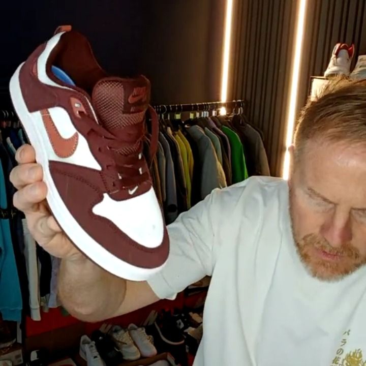 Nike Nike SB Alleyoop Maroon/white UK5.5 product image