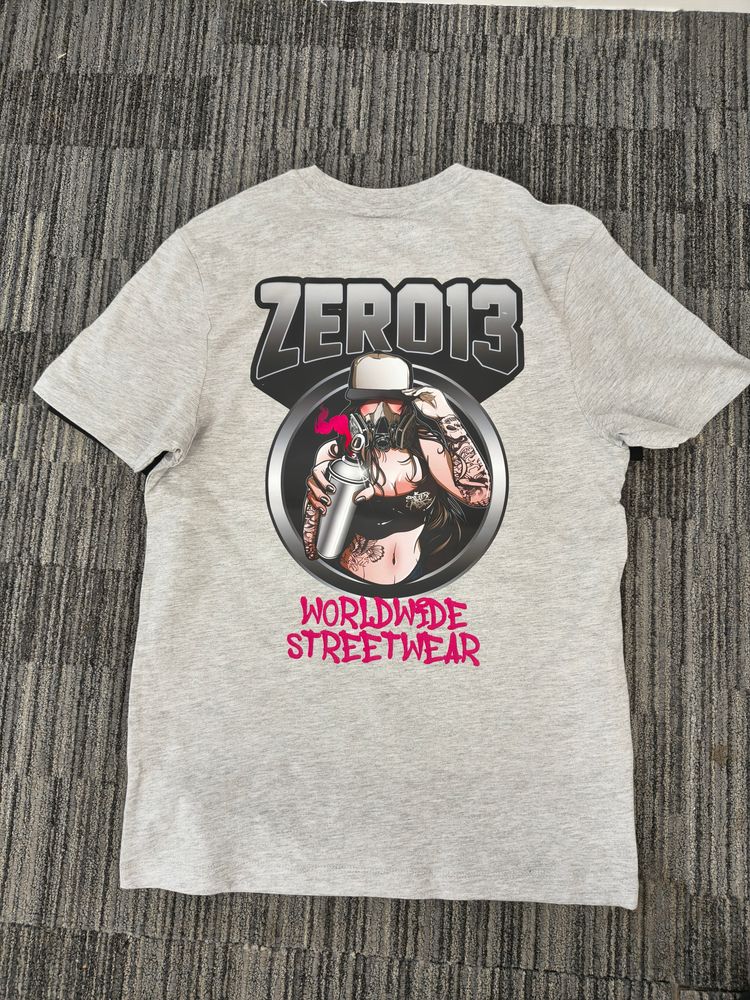 *NEW RELEASE*Zero13 Street Artist Grey T-Shirt,new, all sizes 