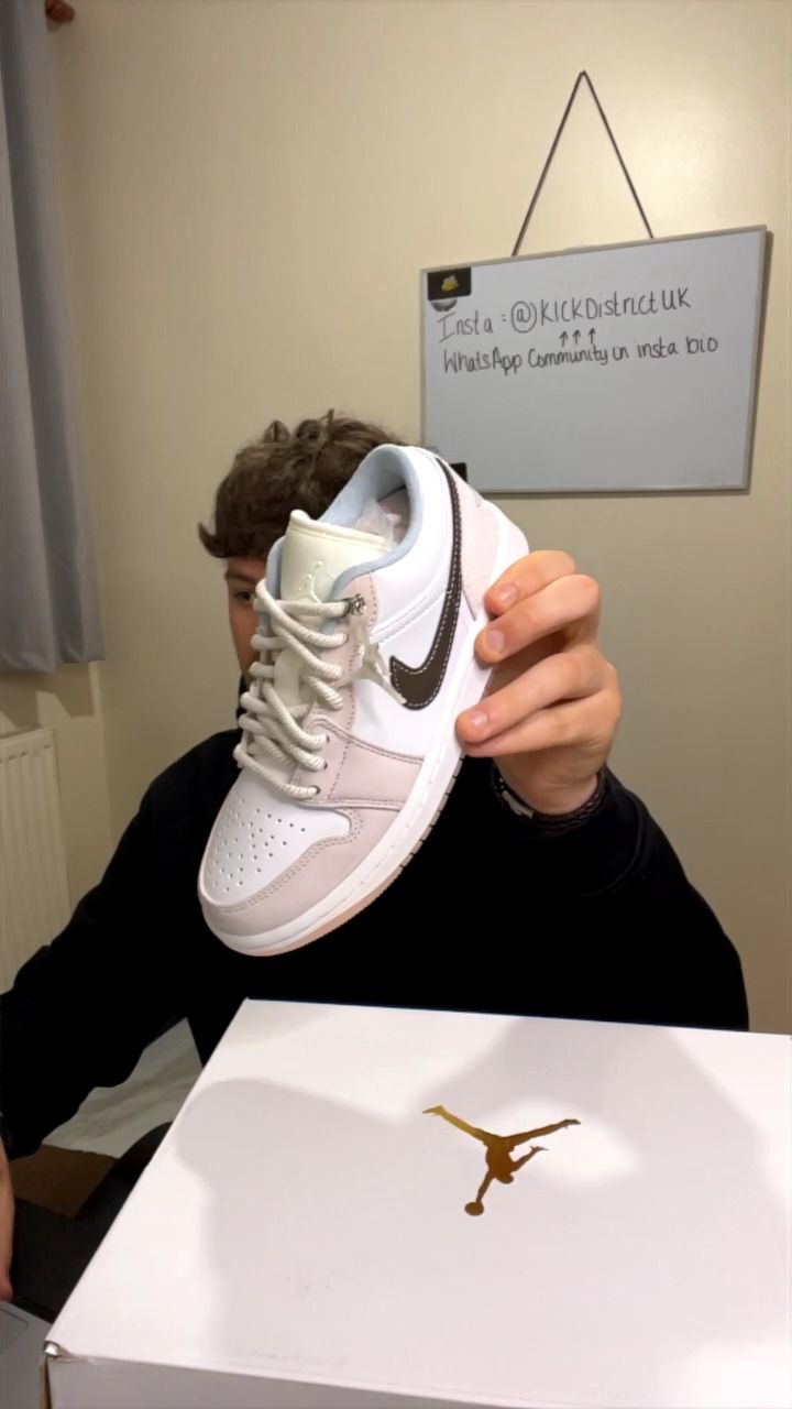 jordan 1 low 'white/ironstone' £135 rrp