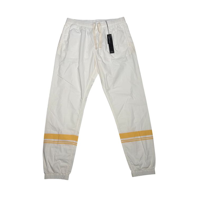 Stone Island White Marina Trousers