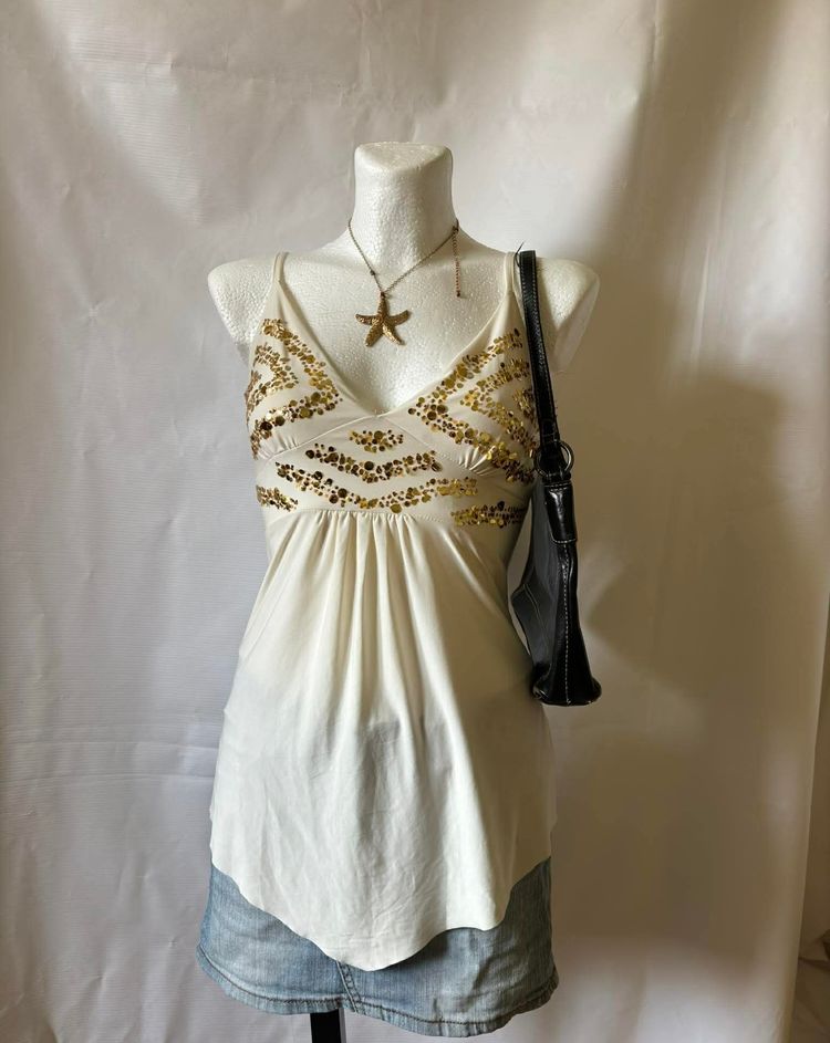 Other Women'S Sleeveless Top Premier Et Toi  summer ibiza y2k sequin product image