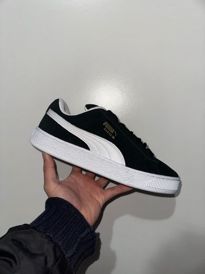 Puma Suede Xl Black And White Sneakers