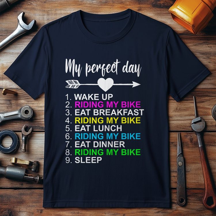 Cycling (197) T-Shirt - Perfect Day 2