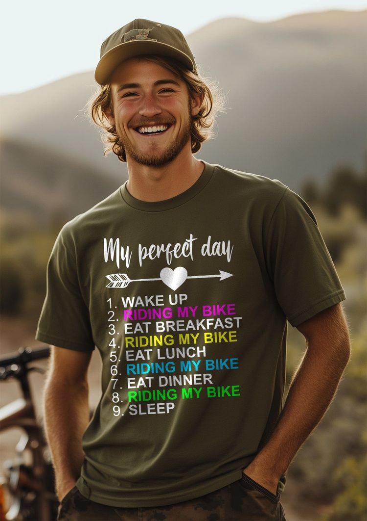 Cycling (197) T-Shirt - Perfect Day 5