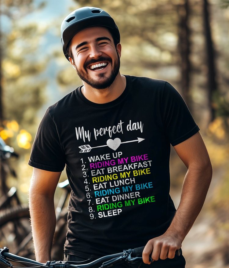 Cycling (197) T-Shirt - Perfect Day 7