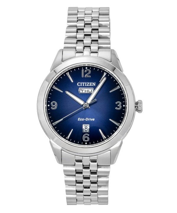 Citizen Rolan Stainless Steel Blue Dial Eco-Drive AW0150-53L 100M Men's Watch image 1