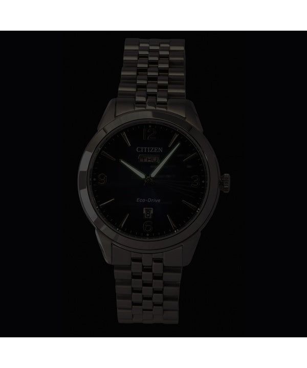 Citizen Rolan Stainless Steel Blue Dial Eco-Drive AW0150-53L 100M Men's Watch image 4