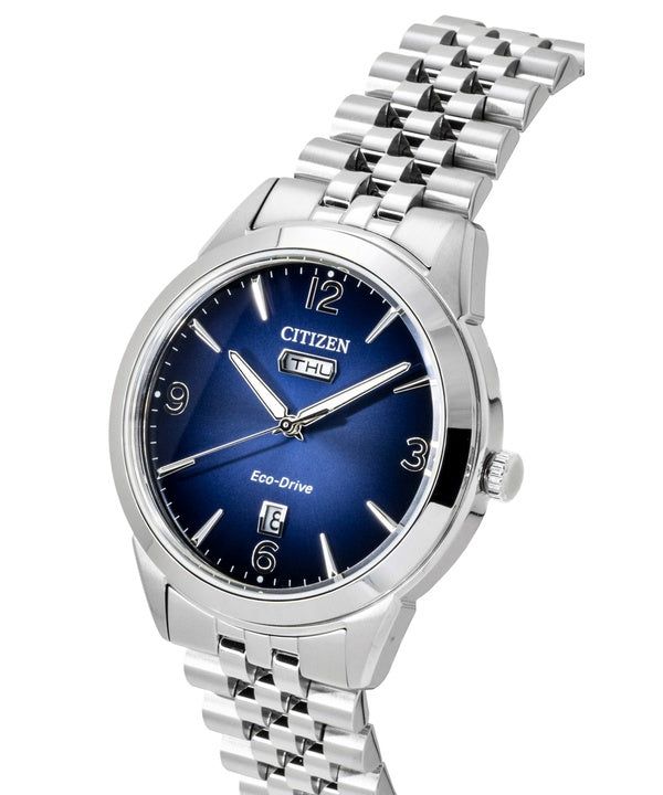 Citizen Rolan Stainless Steel Blue Dial Eco-Drive AW0150-53L 100M Men's Watch image 5