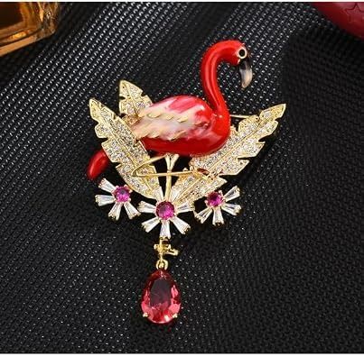 Flamingo Brooch Pin imagen 2