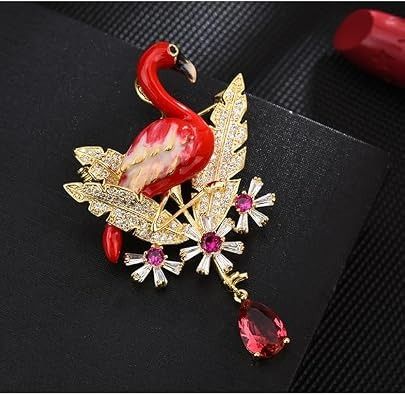 Flamingo Brooch Pin imagen 3