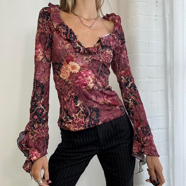 Floral Long Sleeve Top