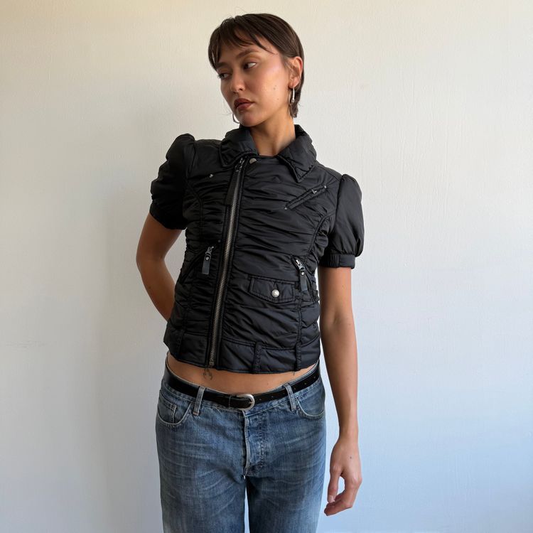Immagine di Miss Sixty black short sleeve puffer - Size S/M 4