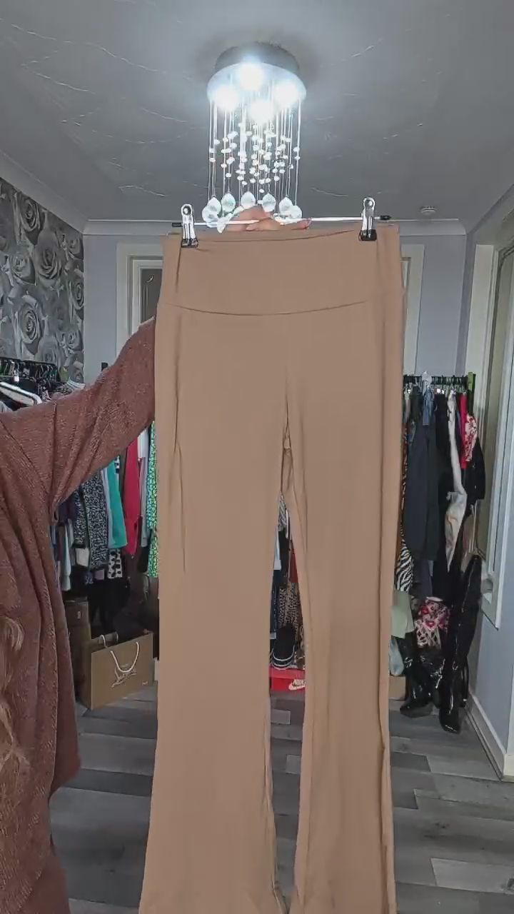 Unknown High-Waisted Flared Yoga Pants product image