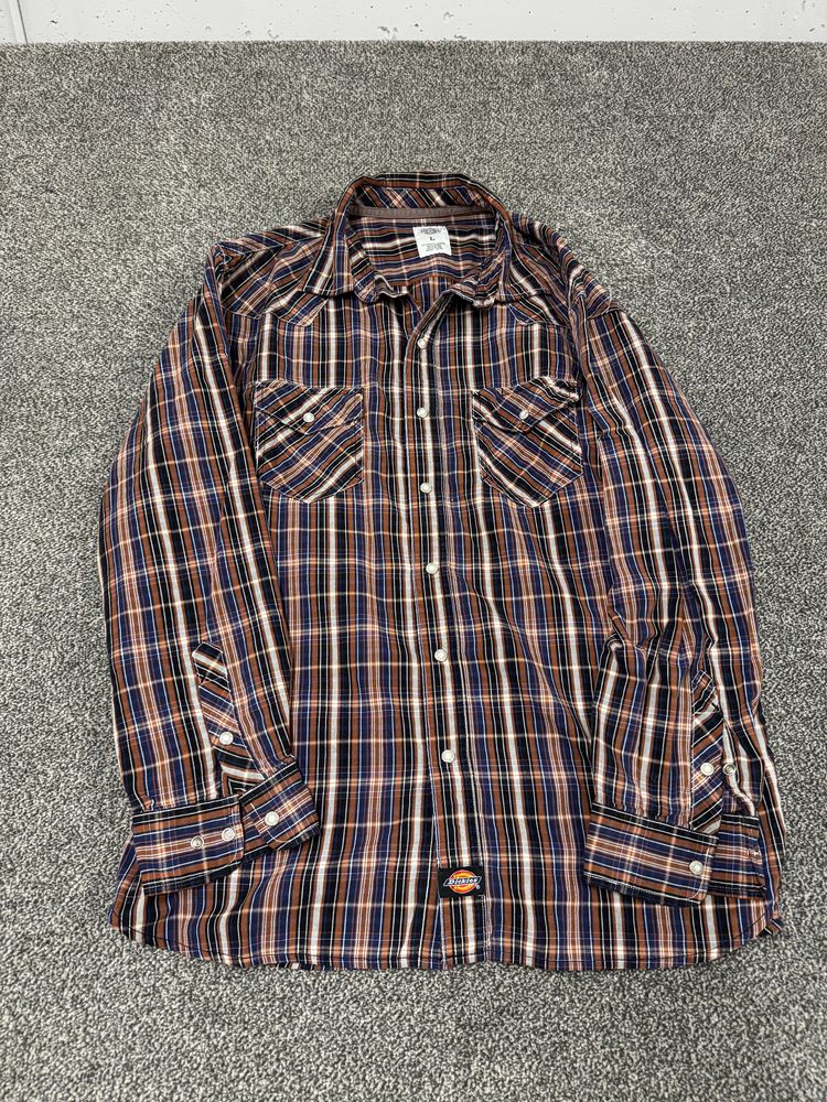 Dickies Plaid Long Sleeve Shirt