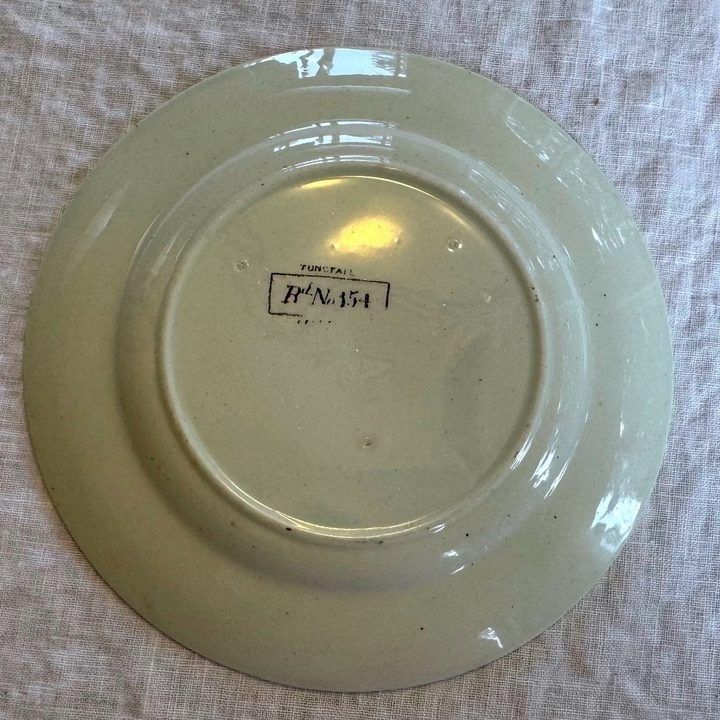 Decorative Plate With Bird And Alphabet Design image 2