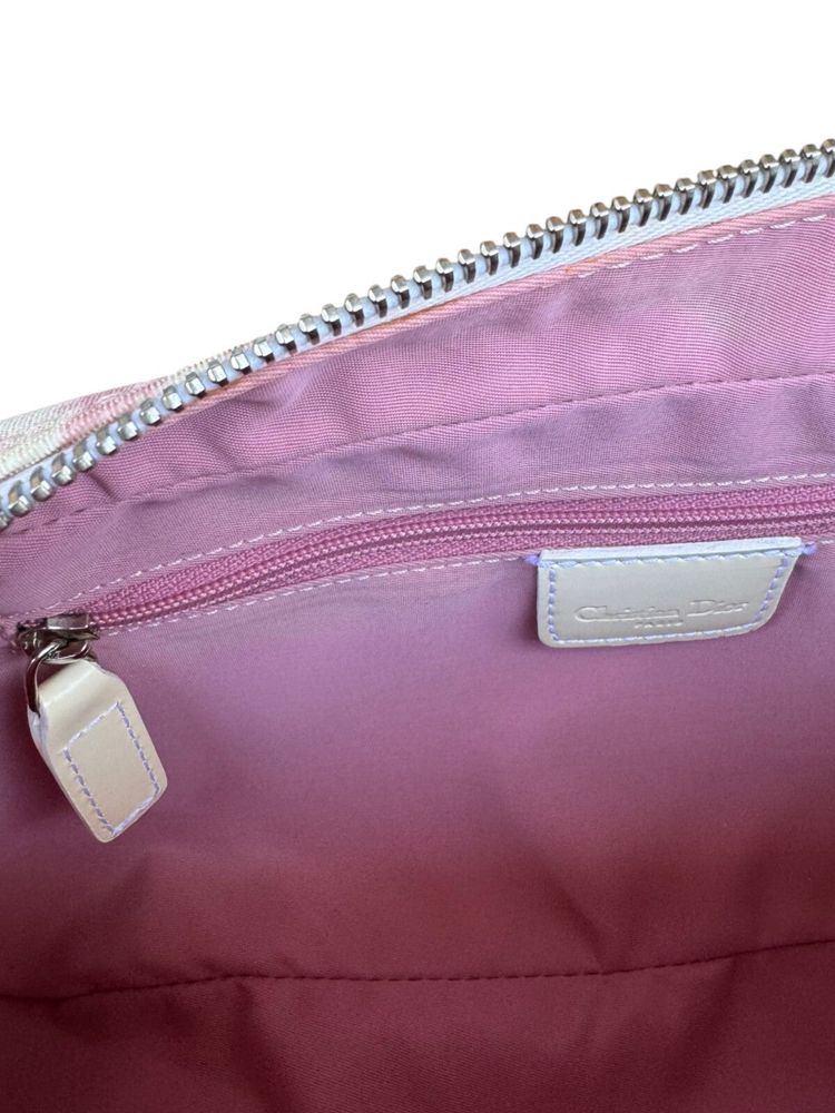 Christian Dior Pink Oblique Number 1 Shoulder Bag image 6