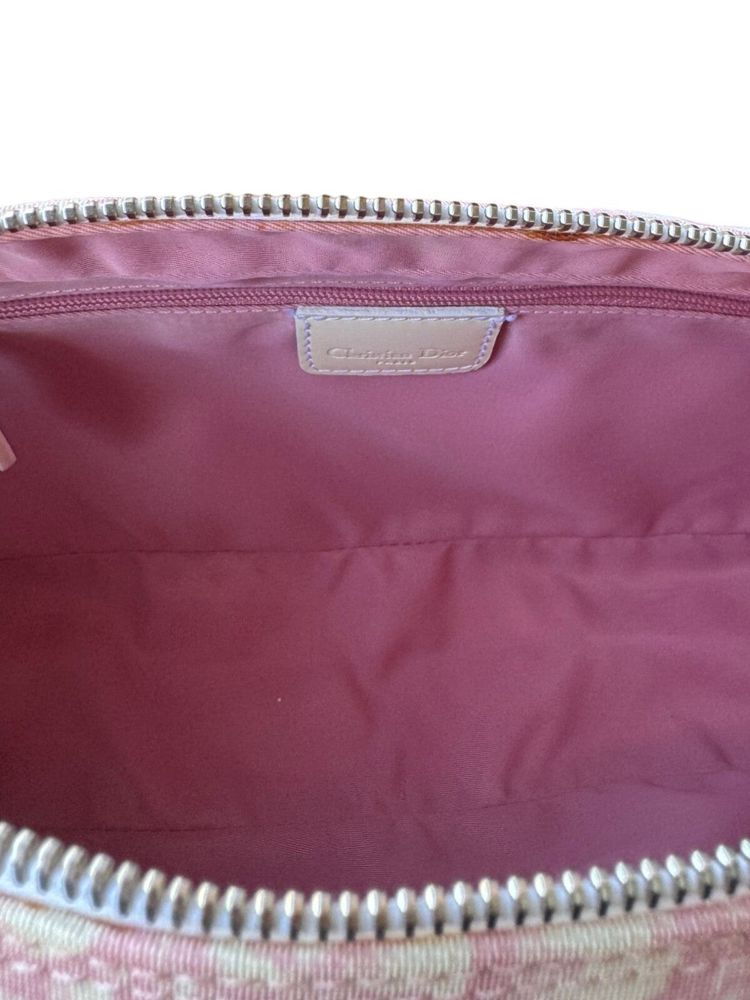 Christian Dior Pink Oblique Number 1 Shoulder Bag image 3