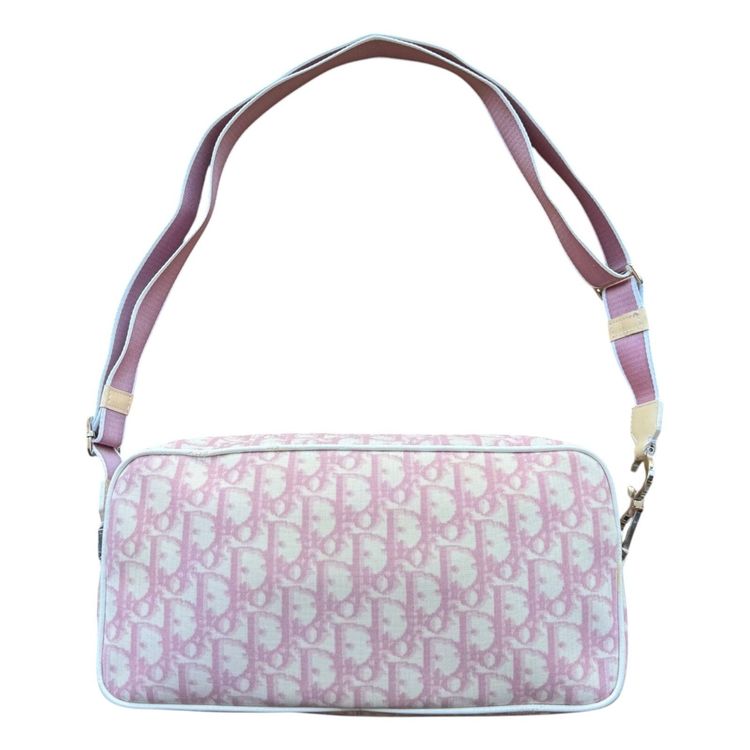 Christian Dior Pink Oblique Number 1 Shoulder Bag image 16