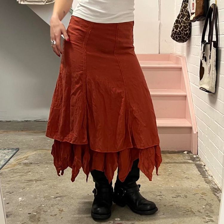 Other Rust Orange Layered Skirt product image