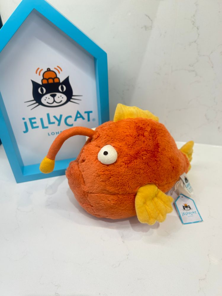 Jellycat Alexis Anglerfish BNWT rare & retired 