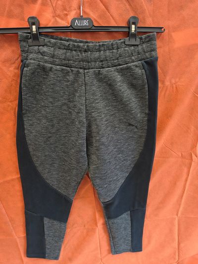 Grey And Black Athletic Pants Puma