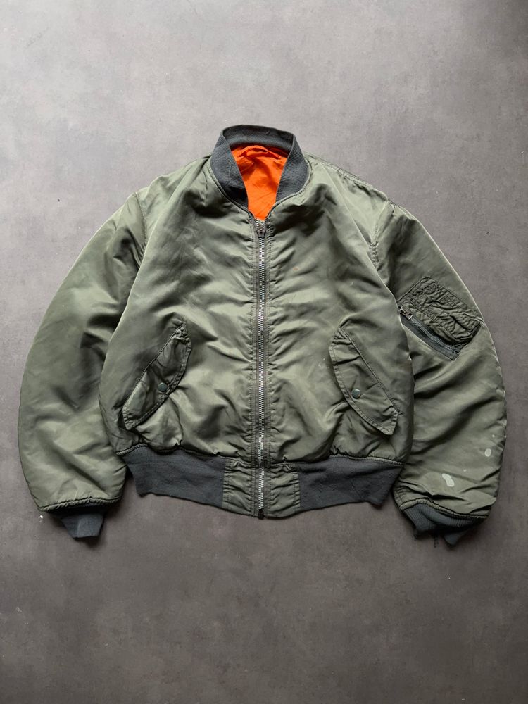 1990 MA-1 Reversible Bomber Jacket (L) image 1