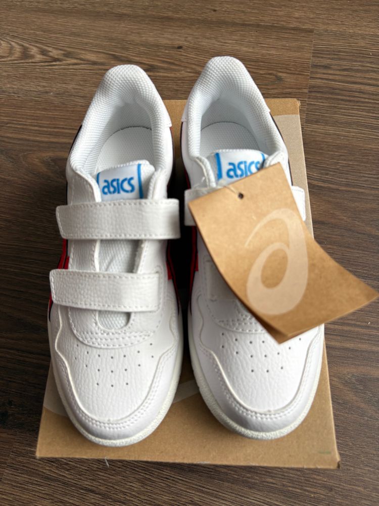 Asics Kids White And Red Sneakers image 4