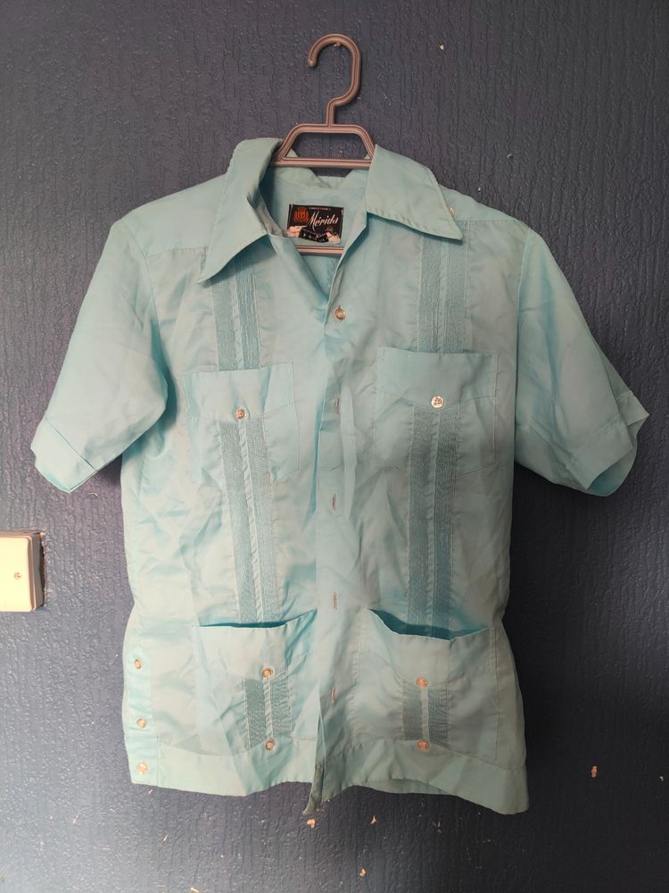 Light Blue Short Sleeve Shirt