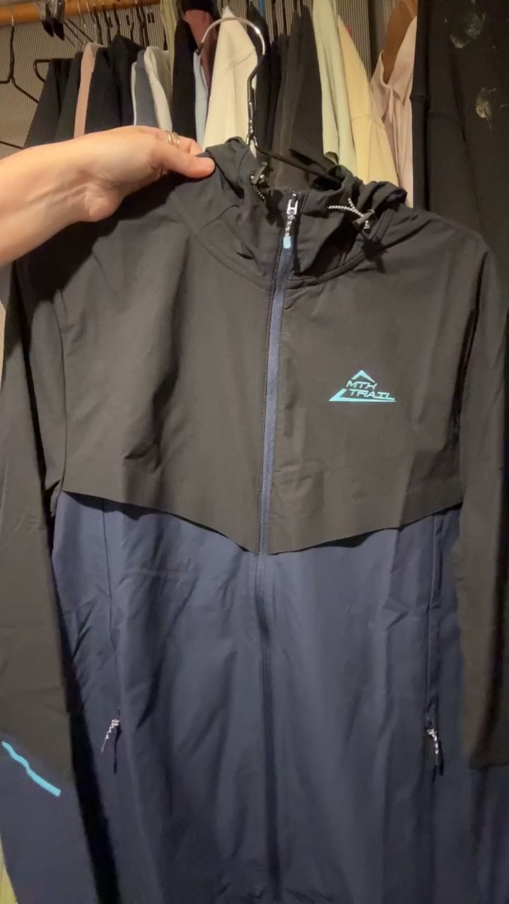 Montirex montirex mens small black & blue lightweight jacket product image