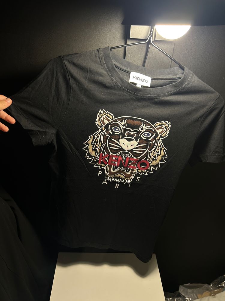 KENZO black tiger graphic t-shirt