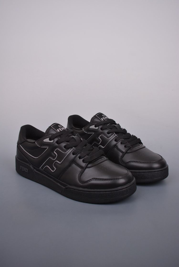 Fendi Fendi Black Leather Sneakers product image