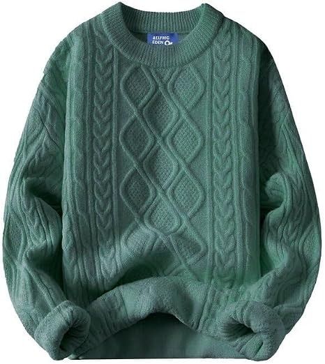 Other Alefic Eden Green Cable Knit Sweater product image