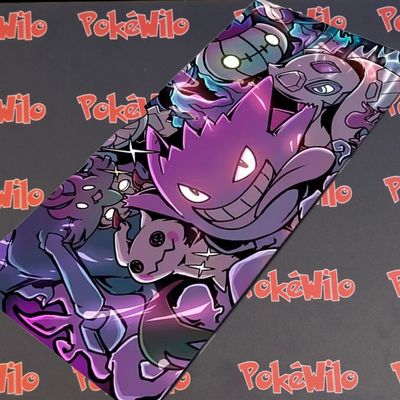 Purple Ghost-Themed Playmat